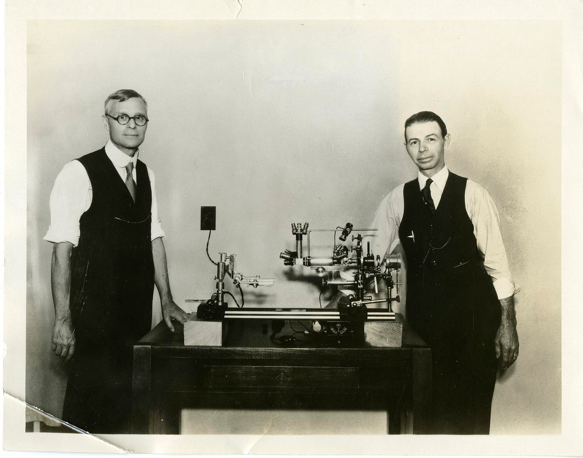 Archive photo of Royal Raymond Rife's laboratory
